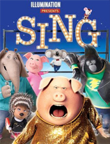 Sing 3D Movie Poster Cameron Hood