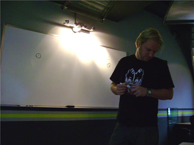 Photo of Cameron Hood Teaching